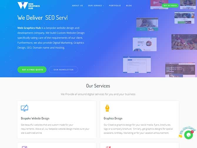 Web Graphics Hub Designed By Amarta Dey